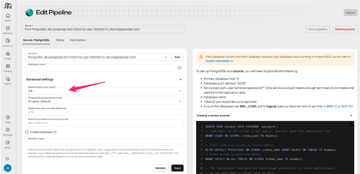 Backfill Tuning: Picking the Right Batch Size